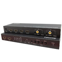 Ver informacion sobre HDMI Matrix 4x2 2*Audio Output, 4K@60Hz 4:4:4, HDCP 2.2 & 1.4