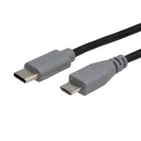 USB-C Macho a Micro USB Macho, 1 m.