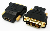 DVI-D MALE (24+1) - HDMI FEMALE