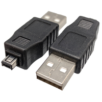 USB A MALE- 4P. MINI USB A MALE