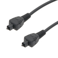 Cable Fibra Óptica TOSLINK 4.0mm - Conexión Macho a Macho de 1,5m