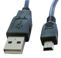 Ver informacion sobre USB A MASCLE - MINI USB  A MASCLE 5P., 0.3m