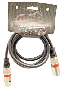 Ver informacion sobre Extension Cable 3P. XLR Male to 3P. XLR Female, 2m