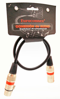 Ver informacion sobre Extension Cable 3P. XLR Male to 3P. XLR Female, 0.5m