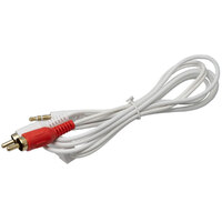 3,5mm STEREO PLUG TO 2 RCA PLUG, 1,5m