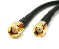 LMR200 CABLE, SMA R/P MALE TO SMA MALE, 3m