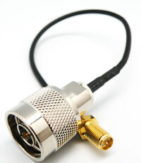 Ver informacion sobre LMR100 CABLE, N MALE TO SMA R/P FEMALE, 0.2m