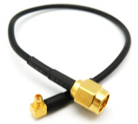 LMR100 CABLE, SMA MALE TO MMCX R/P MALE, 0.2m