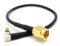 LMR100 CABLE, SMA MALE TO MC-CARD, 0.2m