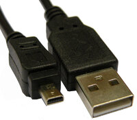 USB A 4P. MASCLE - MINI USB A 8P. MASCLE, 2m, PER CAMARES CASIO