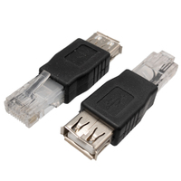 RJ45 Mâle - USB A Femelle