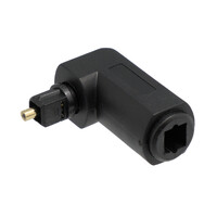 Ver informacion sobre Toslink female to Toslink male angled adapter