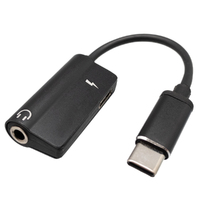 Ver informacion sobre Adaptador USB-C a USB-C + Jack 3.5mm, audio + carga