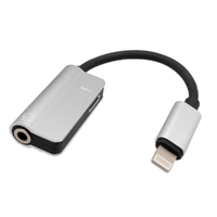 Lightning audio adapter + charge