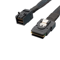 mini-SAS SFF8087 36 pin male to HD SFF8643 male, 12Gbps, 1m