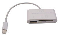 Ver informacion sobre Lector Tarjetas +USB a Lightning, Ppara iPad Mini