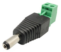 Ver informacion sobre DC POWER PLUG to 2PIN TERMINWL WITH SCREW L type, 5.5x2.1 mm