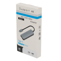 Hub USB-C avec HDMI 4K + 2 * USB-A 3.0  + 1 * USB-C PD