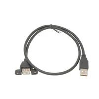 Extensor USB-A 2.0 para anclaje a panel 0.6m