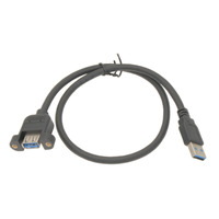 Extensor USB-A 3.0 para anclaje a panel 0.5m