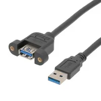 Ver informacion sobre Extensor USB-A 3.0 para anclaje a panel 1m