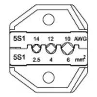Tenaza para crimpar terminales solares MultiContact 3 - AWG 14, 12, 10