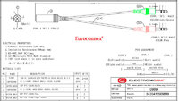 3.5mm 4 contact Female to 2*3,5mm. stereo male, 0.2m