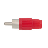 RCA phono plug, red