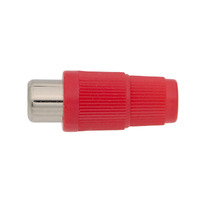 RCA phono jack, red