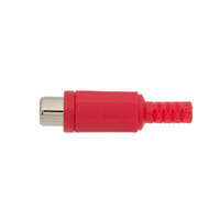 RCA phono jack, red