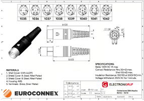 5P - 180º  DIN PLUG