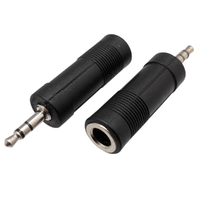 3.5mm STEREO PLUG - 6.4mm STEREO JACK