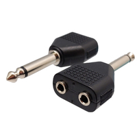 Ver informacion sobre 6.4mm MONO MACHO - 2x 3.5mm ESTEREO HEMBRA