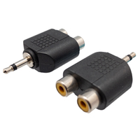 Ver informacion sobre 3.5mm MONO PLUG - 2xRCA JACK