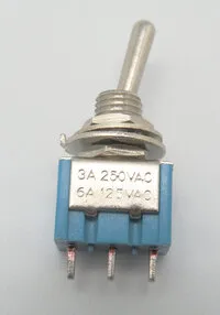 Ver informacion sobre INTERRUPTOR MINI 3P. (SPDT) ON-OFF-ON, 120V. - 5A (250V.- 2A), ECONOMICO