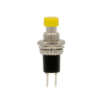 Bouton MINI, 125V. 1A, Normalement Ouvert, couleur jaune