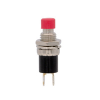 Bouton MINI, 125V. 1A, Normalement Fermé, couleur rouge