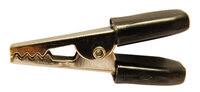 Ver informacion sobre SMALL ALLIGATOR CLIP W/MOLDED HANDLE, BLACK