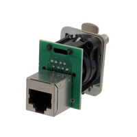 Adaptateur mural double femelle RJ45 avec serrure