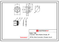 3P MIC MALE CONNECTOR