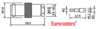 RG-58, BNC Femelle  (UG-89/U)