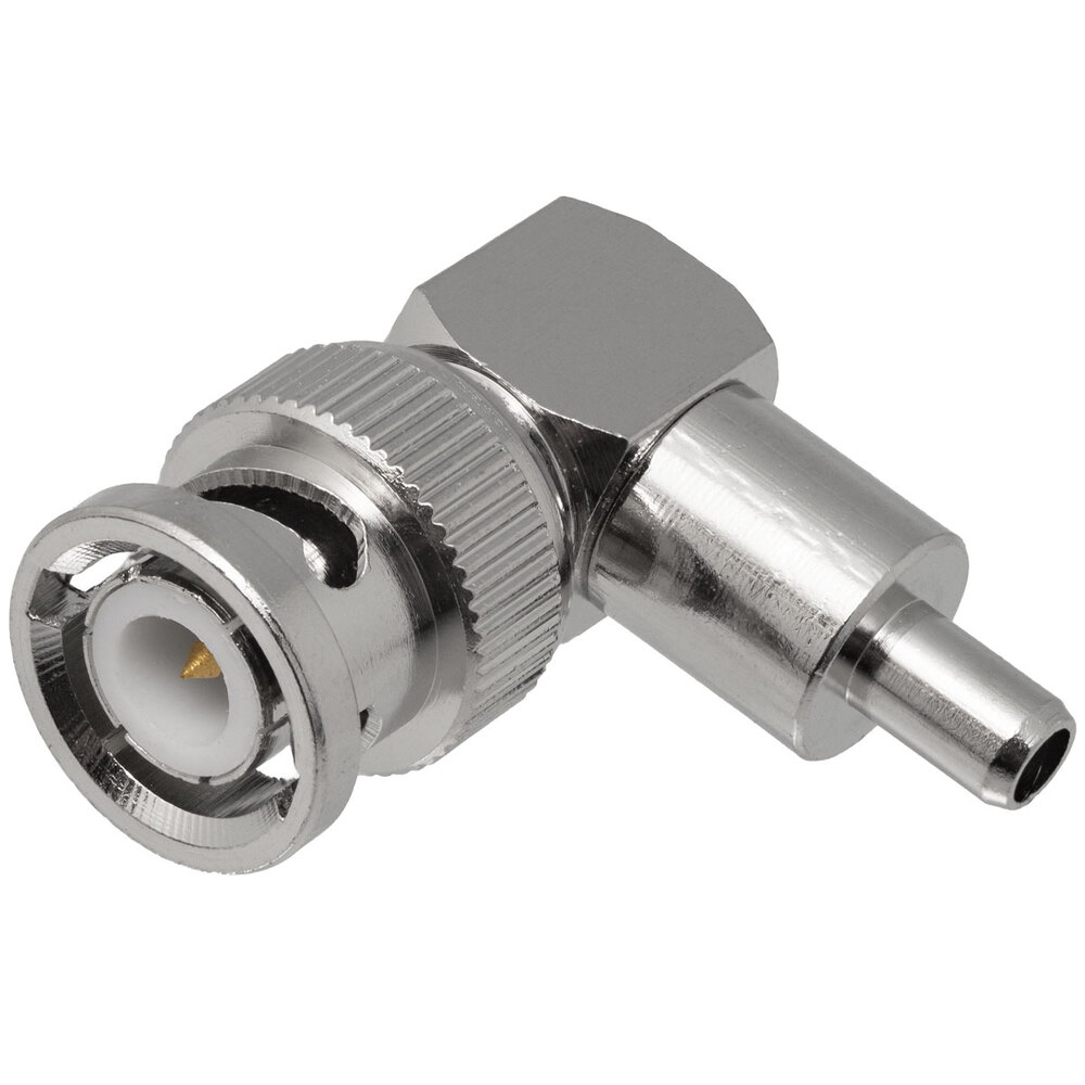 Ver informacion sobre RG-58, RIGHT ANGLE BNC MALE, CRIMP TYPE