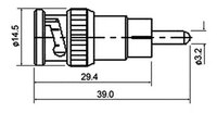 BNC Mâle - RCA Mâle