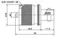 BNC FEMALE- UHF MALE