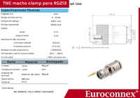 RG-213, TNC Mascle Soldar, PTFE