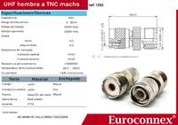 UHF FEMELLA - TNC MASCLE