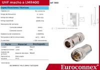 LMR400, UHF Male Clamp type (1P/BAG)