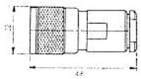 TWINAX MACHO (UG-421/BU), IBM 7362211