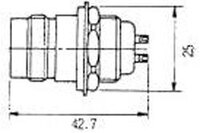 TWINAX Femelle Châssis (IBM 7362179)