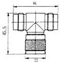 TWINAX MACHO - 2 TWINAX HEMBRAS